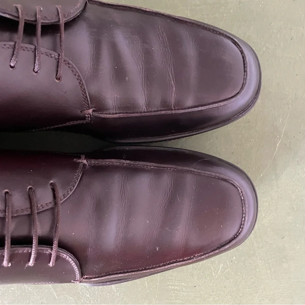 Prada Men's Casual Moc-Sewn Oxfords in Chocolate Brown *Italy*
